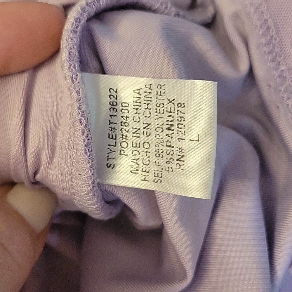 Entro Lilac Ruched Blouse - Picture 7 of 8